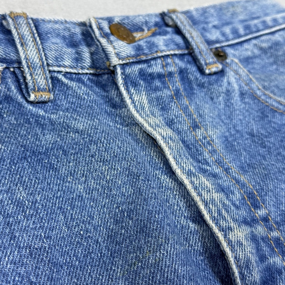 Vintage Calvin Klein Jeans Denim Skirt Medium Wash Made in USA High Waisted 4